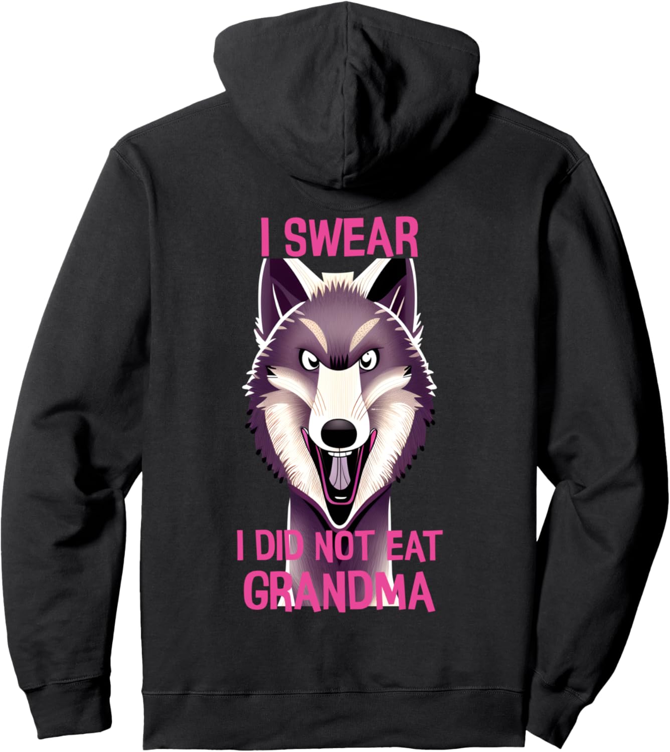 Забавная толстовка с надписью «Волк ест бабушку» Hilarious Wolf Grandmother, черный
Забавная толстовка с надписью «Волк ест бабушку» Hilarious Wolf Grandmother, черный