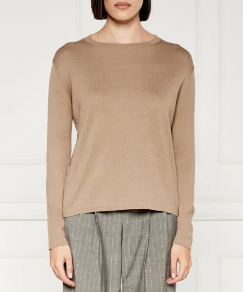 Шелковый свитер Regular fit Mm, коричневый
Шелковый свитер Regular fit Mm, коричневый