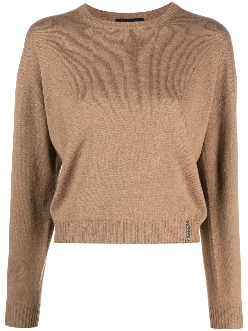 Джемпер с круглым вырезом Fabiana Filippi, коричневый
Джемпер с круглым вырезом Fabiana Filippi, коричневый