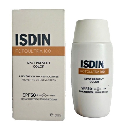 Isdin Fotoultra100 Spot Preventive Color Sunscreen SPF 50 Fusion Fluid
Isdin Fotoultra100 Spot Preventive Color Sunscreen SPF 50 Fusion Fluid