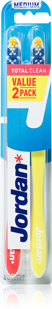 Зубная щетка Total Clean Medium, 2 шт. Jordan, 2 шт
Зубная щетка Total Clean Medium, 2 шт. Jordan, 2 шт