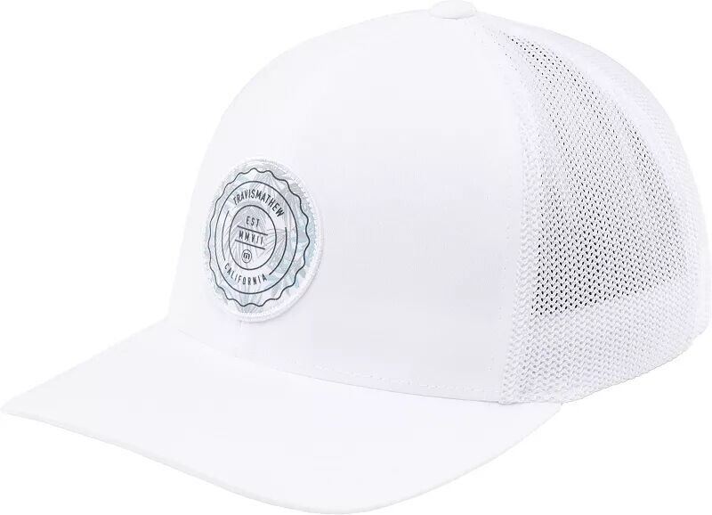 Мужская шляпа для гольфа TravisMathew The Patch с цветочным принтом, белый
Мужская шляпа для гольфа TravisMathew The Patch с цветочным принтом, белый