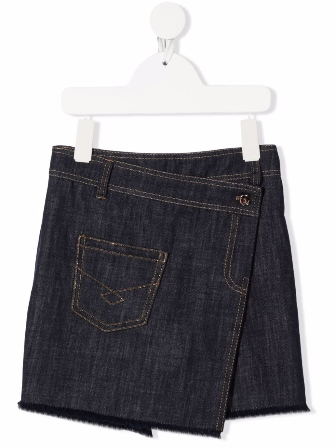 Brunello Cucinelli Kids юбка-шорты из льна, синий
Brunello Cucinelli Kids юбка-шорты из льна, синий