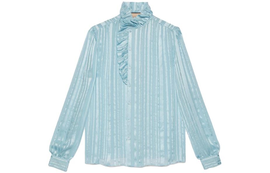 Рубашка женская светло-голубая Gucci
Рубашка женская светло-голубая Gucci