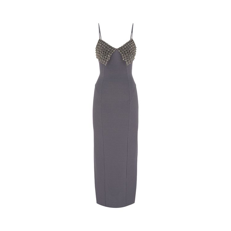 Платье The Attico Crystal Detail Midi Dress 'Grey', серый
Платье The Attico Crystal Detail Midi Dress 'Grey', серый