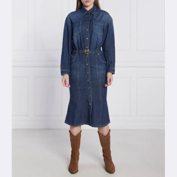 Лающее платье Pinko, синий
Лающее платье Pinko, синий