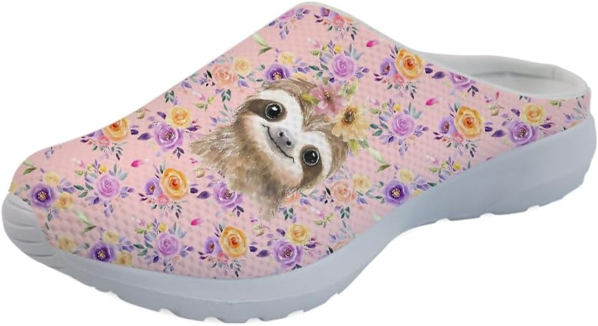 Женские слипоны-кроссовки Forchrinse с тропическим ананасом и плюмерией, дышащие, для ходьбы, сабо, домашние и пляжные тапочки, обувь для медсестер, легкие, Sloth Flower
Женские слипоны-кроссовки Forchrinse с тропическим ананасом и плюмерией, дышащие, для ходьбы, сабо, домашние и пляжные тапочки, обувь для медсестер, легкие, Sloth Flower