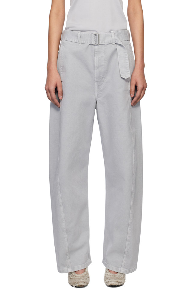 Джинсы с перекрученным поясом Lemaire, мультиколор
Джинсы с перекрученным поясом Lemaire, мультиколор