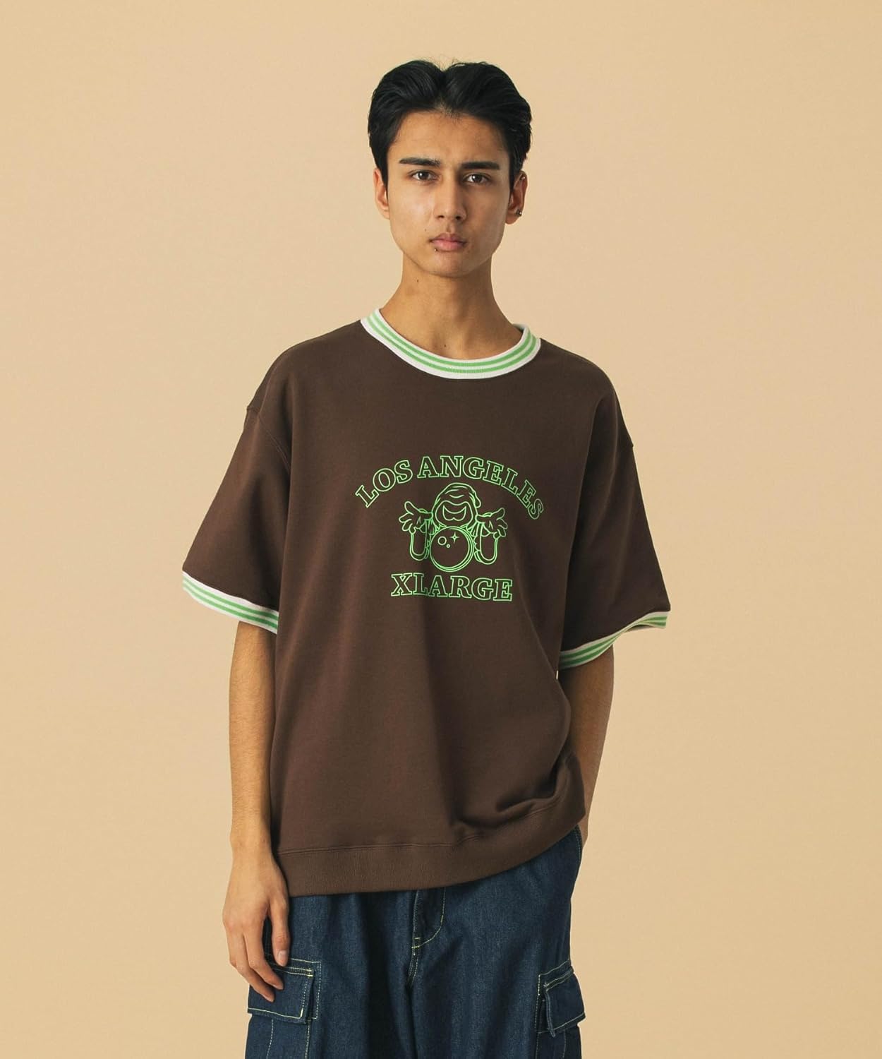 Мужская толстовка с круглым вырезом и воротником-стойкой размера XL Xlarge, коричневый
Мужская толстовка с круглым вырезом и воротником-стойкой размера XL Xlarge, коричневый