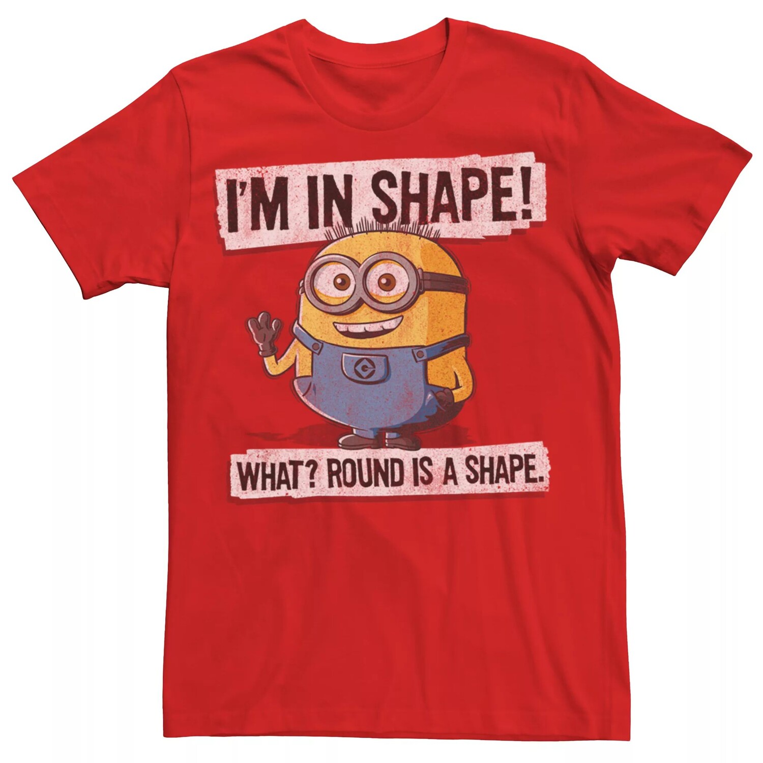 Мужская футболка Minions I'm In Shape Licensed Character 
Мужская футболка Minions I'm In Shape Licensed Character