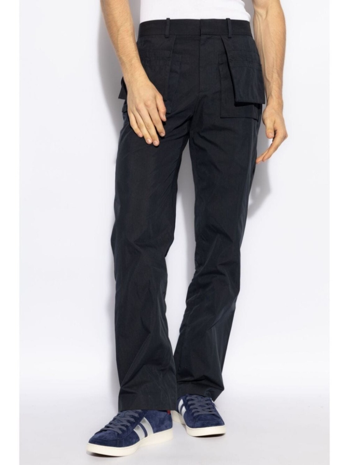 Helmut Lang брюки для служебного автомобиля, синий
Helmut Lang брюки для служебного автомобиля, синий