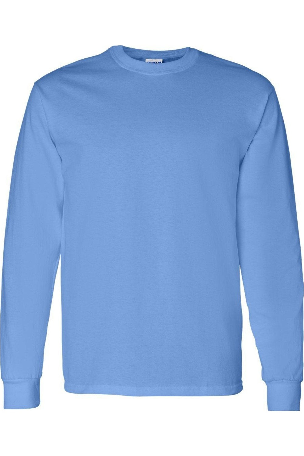 Футболка с длинным рукавом из плотного хлопка Gildan, цвет carolina blue 
Футболка с длинным рукавом из плотного хлопка Gildan, цвет carolina blue