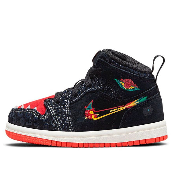 Кроссовки 1 средний размер Air Jordan, черный 
Кроссовки 1 средний размер Air Jordan, черный