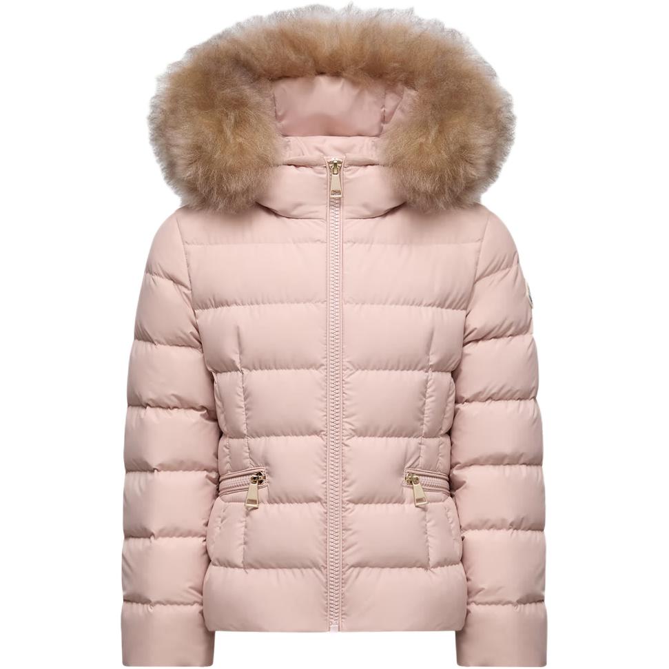 Пуховик Boedette с капюшоном и отделкой из овчины для детей 3-7 лет Moncler, розовый
Пуховик Boedette с капюшоном и отделкой из овчины для детей 3-7 лет Moncler, розовый