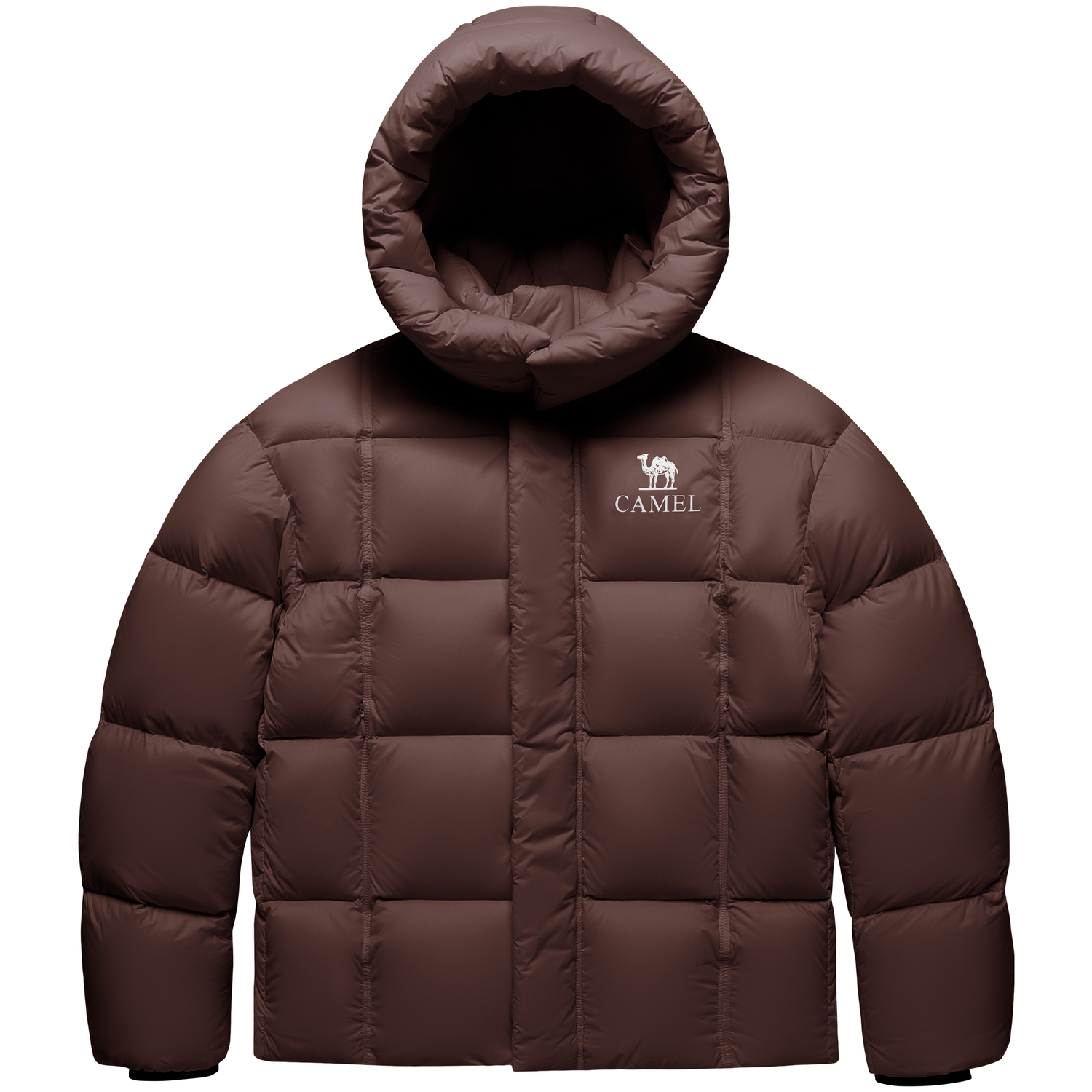 Пуховик Unisex с отстегивающимся капюшоном утепленный CAMEL, темно-coffee
Пуховик Unisex с отстегивающимся капюшоном утепленный CAMEL, темно-coffee