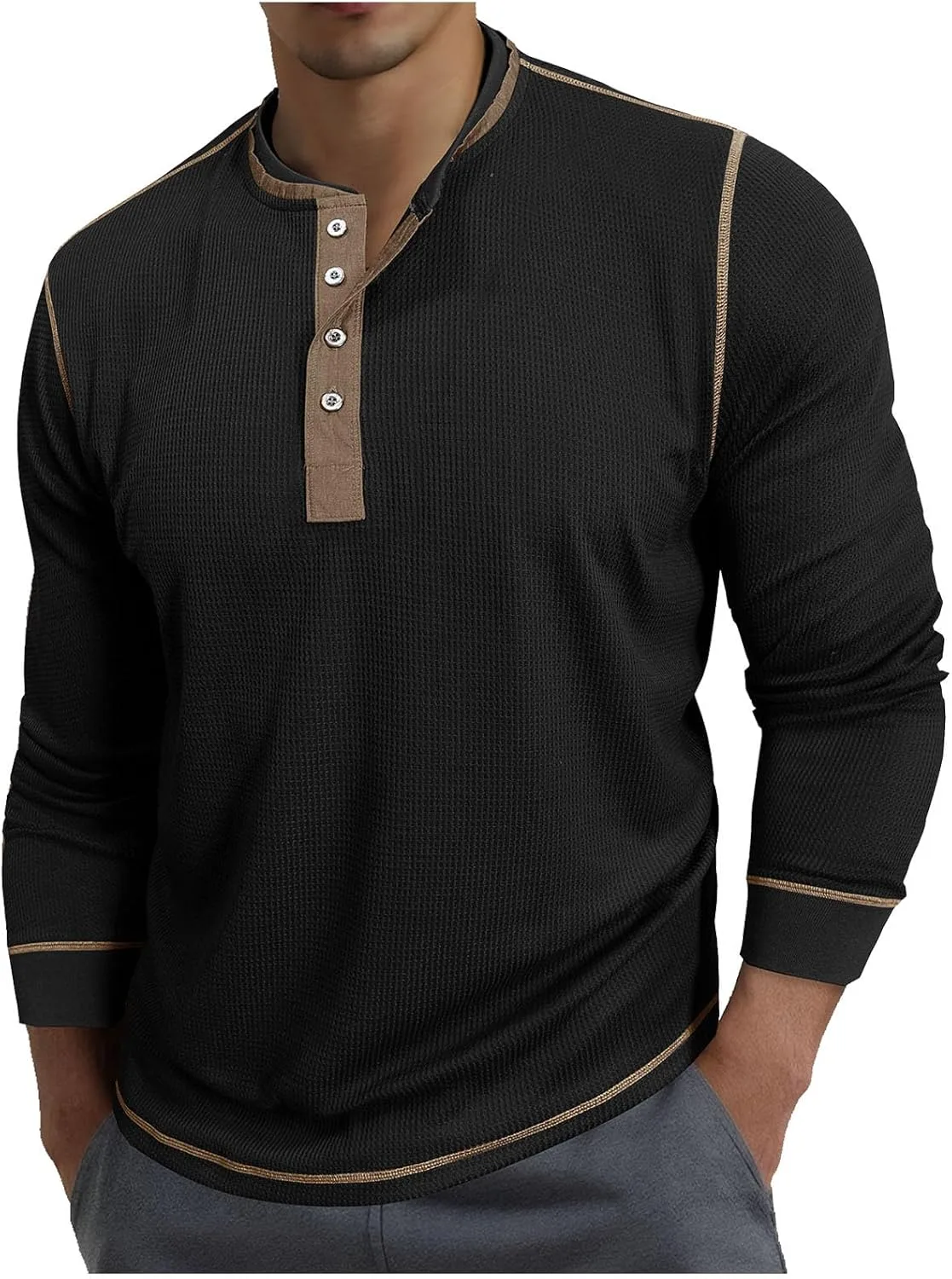 Мужская футболка Henley с длинным рукавом Maverick
Мужская футболка Henley с длинным рукавом Maverick