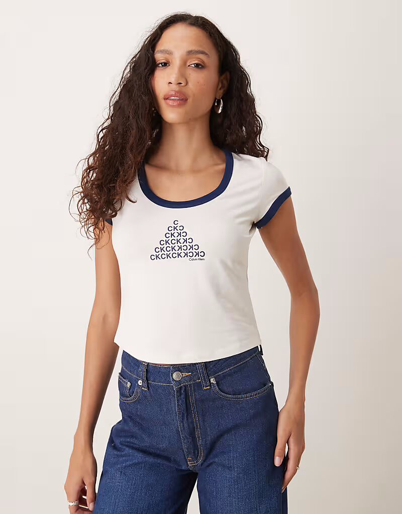 Футболка Jeans Ringer Baby белого и темно-синего цветов Calvin Klein Jeans, Синий, Футболка Jeans Ringer Baby белого и темно-синего цветов Calvin Klein Jeans
Футболка Jeans Ringer Baby белого и темно-синего цветов Calvin Klein Jeans, Синий, Футболка Jeans Ringer Baby белого и темно-синего цветов Calvin Klein Jeans