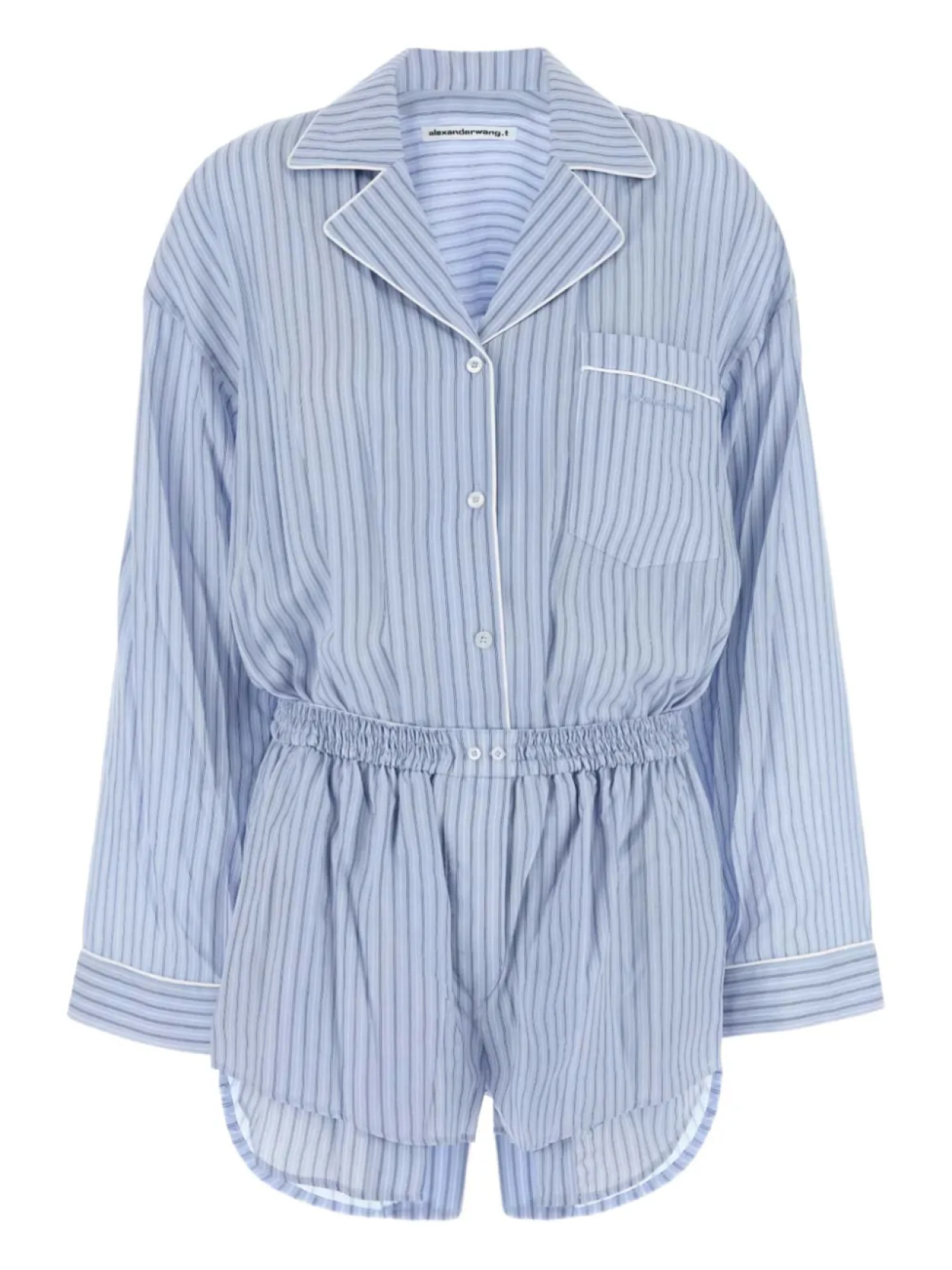 Полосатый комбинезон Alexander Wang, синий
Полосатый комбинезон Alexander Wang, синий