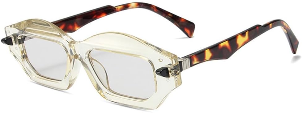 Модные уникальные солнцезащитные очки в форме многоугольного кошачьего глаза, двухцветные, для женщин и мужчин, в стиле ретро, с заклепками и градиентным переходом цвета WNCKSQ, Yellow Light Gray
Модные уникальные солнцезащитные очки в форме многоугольного кошачьего глаза, двухцветные, для женщин и мужчин, в стиле ретро, с заклепками и градиентным переходом цвета WNCKSQ, Yellow Light Gray