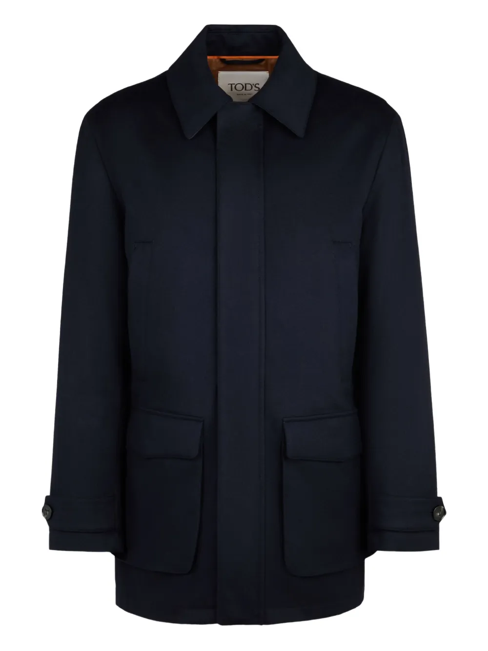 Пальто с карманами с клапанами Tod'S, синий
Пальто с карманами с клапанами Tod'S, синий