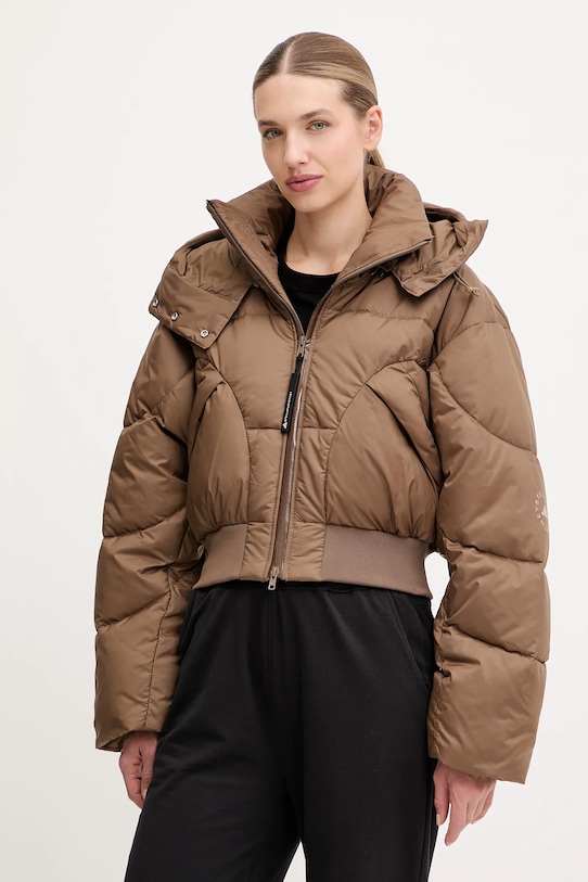 Укороченная куртка ASMC Adidas By Stella Mccartney, коричневый
Укороченная куртка ASMC Adidas By Stella Mccartney, коричневый