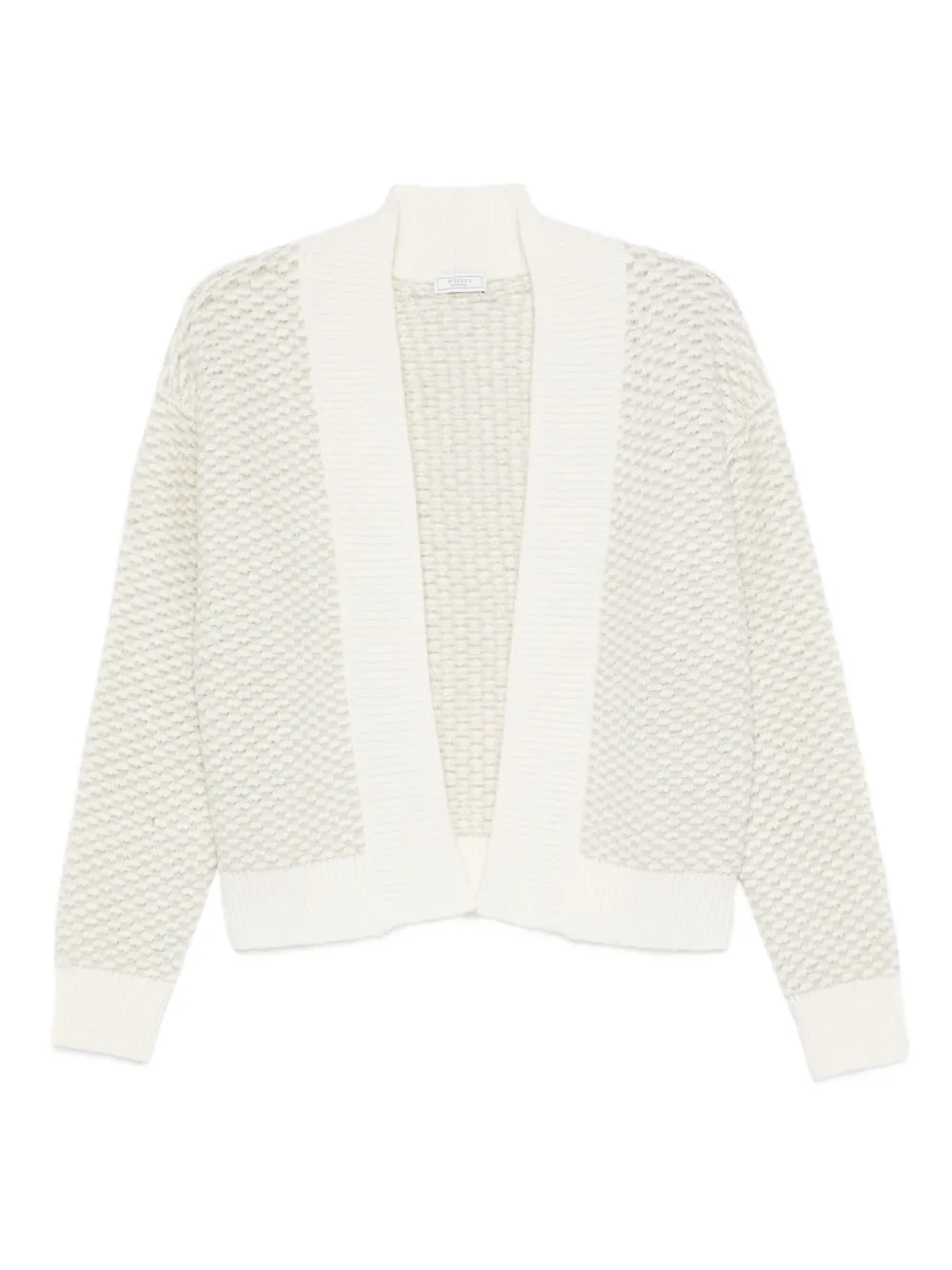 Фактурный кардиган с открытым передом Peserico, нейтральный
Фактурный кардиган с открытым передом Peserico, нейтральный