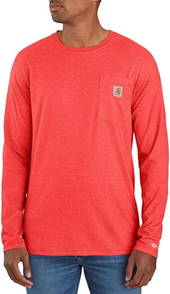 Carhartt мужская футболка с длинным рукавом и карманом, Relaxed Fit, средней плотности, Currant Heather
Carhartt мужская футболка с длинным рукавом и карманом, Relaxed Fit, средней плотности, Currant Heather