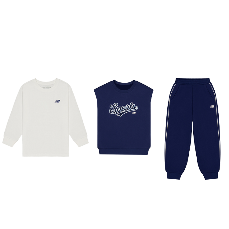 Детский спортивный комплект Casual Sportswear из 3 предметов New Balance, синий
Детский спортивный комплект Casual Sportswear из 3 предметов New Balance, синий