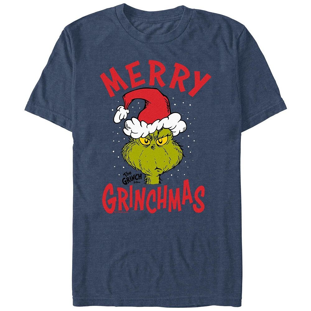 Футболка Big & Tall Dr. Seuss The Grinch с рождественским рисунком Licensed Character, цвет Navy Heather
Футболка Big & Tall Dr. Seuss The Grinch с рождественским рисунком Licensed Character, цвет Navy Heather