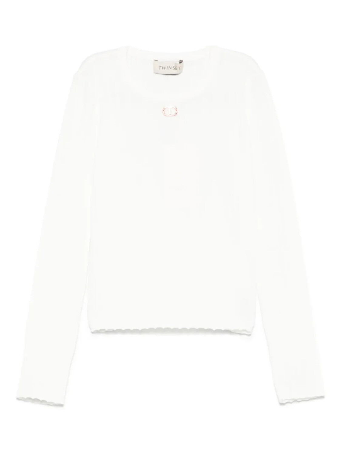 TWINSET Kids футболка в рубчик, белый
TWINSET Kids футболка в рубчик, белый