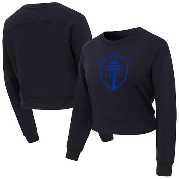 Женский черный футболка long sleeve crop top Seattle Sounders FC Darby Unbranded
Женский черный футболка long sleeve crop top Seattle Sounders FC Darby Unbranded