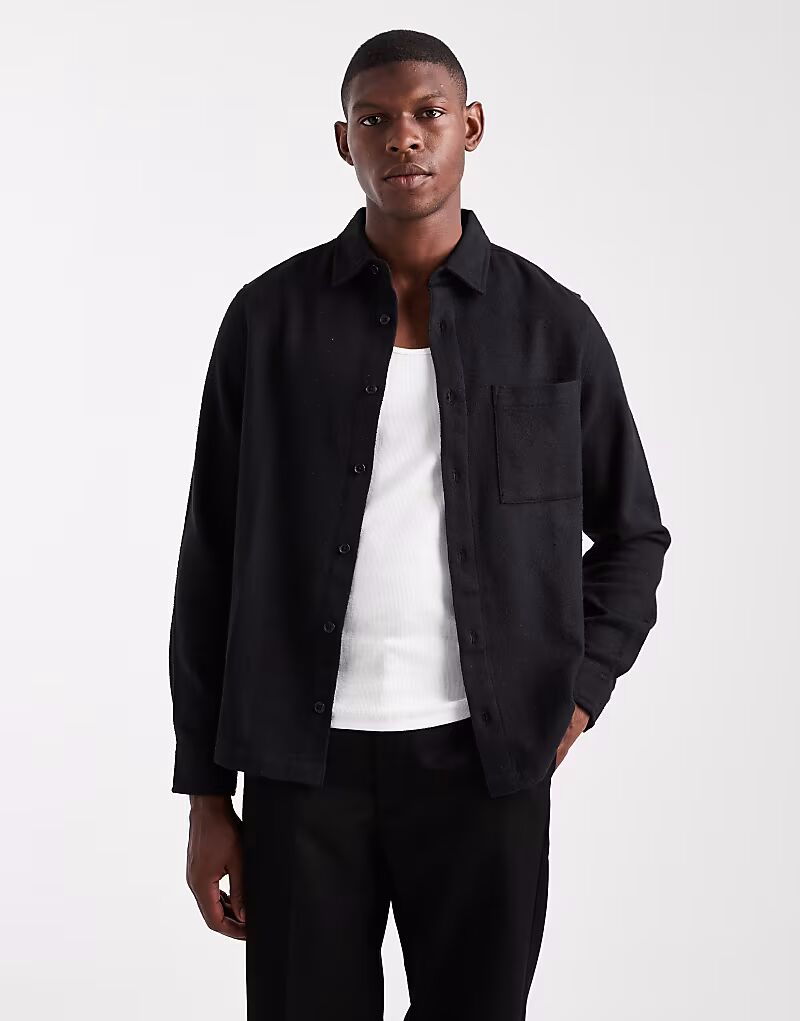 Винтажная фланелевая рубашка черного цвета Asos Design
Винтажная фланелевая рубашка черного цвета Asos Design