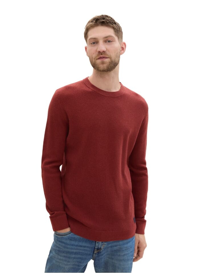Пуловер Tom Tailor Pullover STRUCTURED CREWNECK, красный
Пуловер Tom Tailor Pullover STRUCTURED CREWNECK, красный