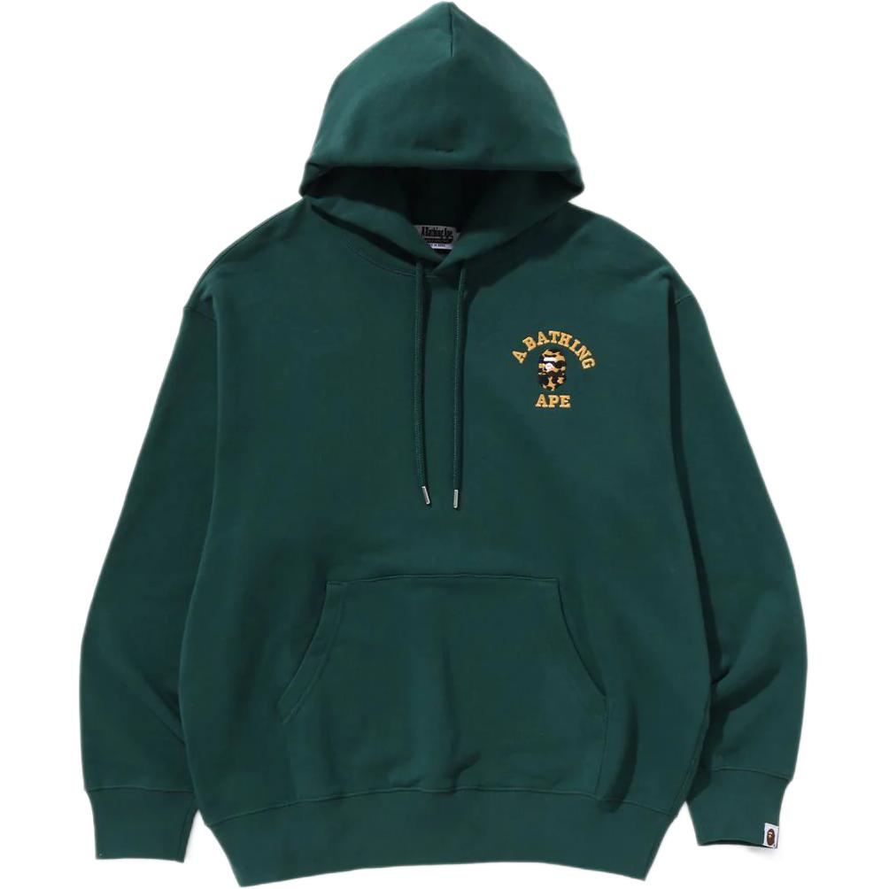 Bape 1st Camo College Logo расслабленный пуловер-худи A BATHING APE, зеленый
Bape 1st Camo College Logo расслабленный пуловер-худи A BATHING APE, зеленый