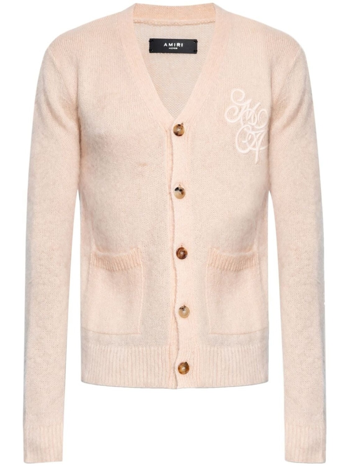 Кардиган с вышитым логотипом AMIRI, серый
Кардиган с вышитым логотипом AMIRI, серый