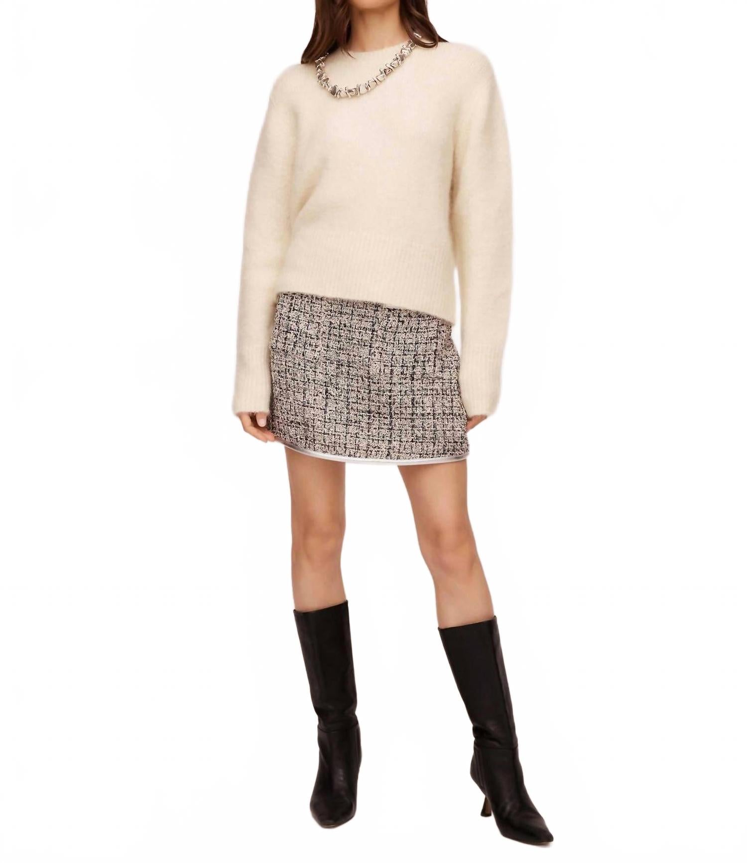 Свитер Arely с круглым вырезом в снежном оттенке Fifteen Twenty, Snow
Свитер Arely с круглым вырезом в снежном оттенке Fifteen Twenty, Snow