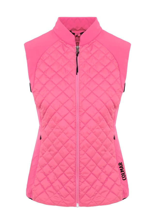 Стеганый жилет с логотипом и воротником-стойкой. Colmar, цвет 641 framboise
Стеганый жилет с логотипом и воротником-стойкой. Colmar, цвет 641 framboise