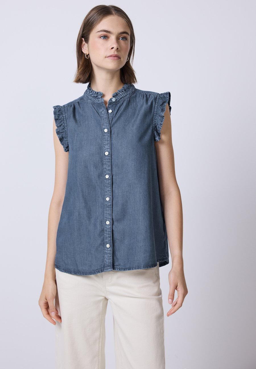 Блуза Street One Studio Button-down blouse, Blau/Mottled Blue
Блуза Street One Studio Button-down blouse, Blau/Mottled Blue