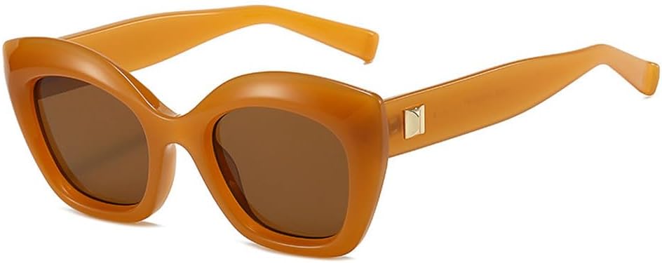 Модные солнцезащитные очки «кошачий глаз» желейного цвета для женщин, ретро-очки с заклепками для мужчин, очки с леопардовым принтом, защита от ультрафиолета UV400 TKKTLLT, Tea Tea
Модные солнцезащитные очки «кошачий глаз» желейного цвета для женщин, ретро-очки с заклепками для мужчин, очки с леопардовым принтом, защита от ультрафиолета UV400 TKKTLLT, Tea Tea