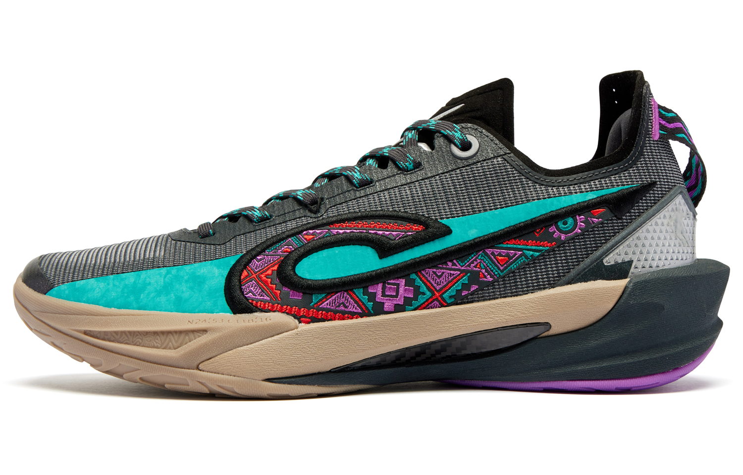 QIAODAN Баскетбольные кроссовки Fang Ci RISE 2.0, низкие, мужские, цвет: серый железный/фиолетовый с эффектом летящей тени
QIAODAN Баскетбольные кроссовки Fang Ci RISE 2.0, низкие, мужские, цвет: серый железный/фиолетовый с эффектом летящей тени