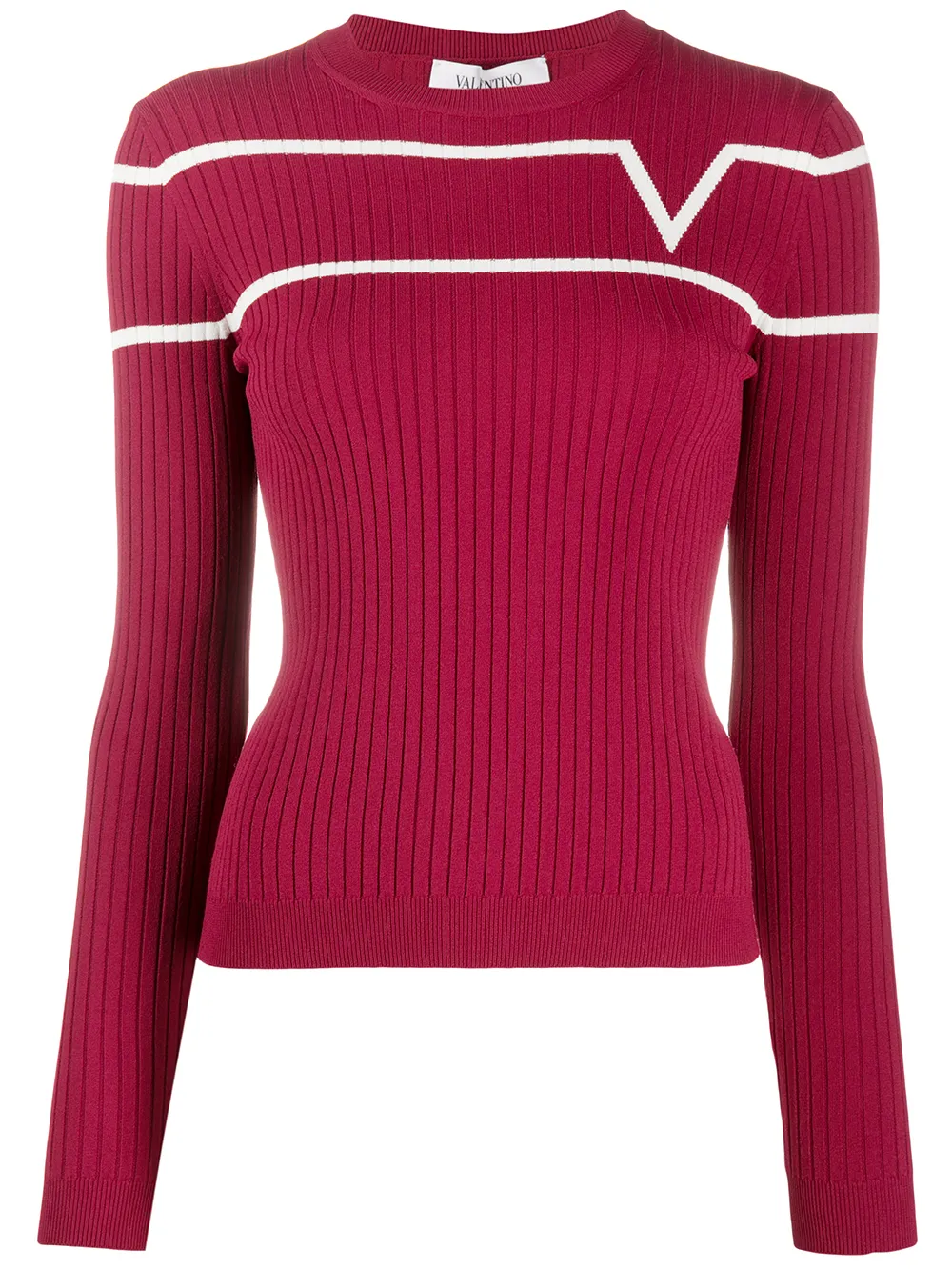 Жаккардовый джемпер с логотипом VTLNSTAR VALENTINO GARAVANI, красный
Жаккардовый джемпер с логотипом VTLNSTAR VALENTINO GARAVANI, красный