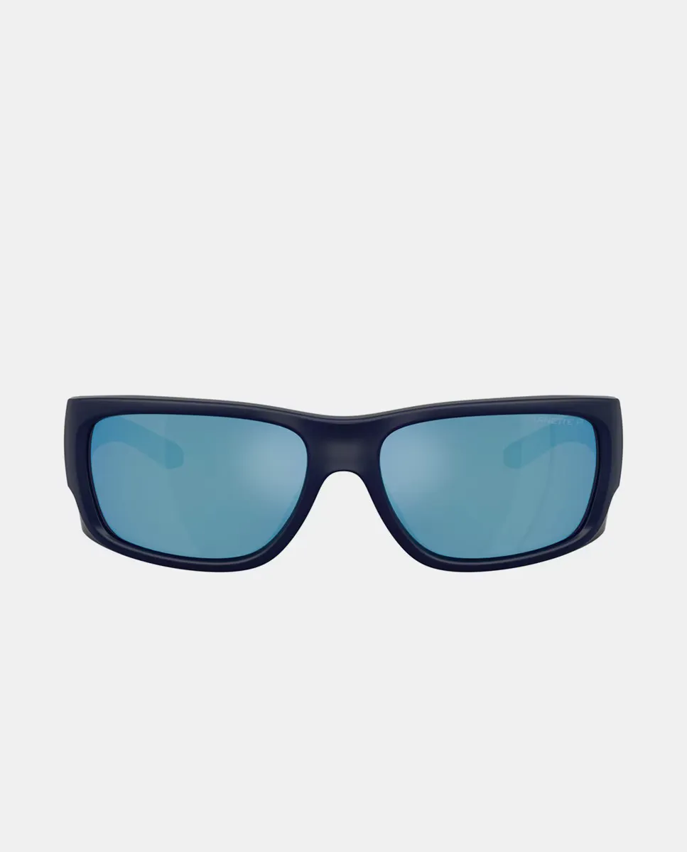 Мужские прямоугольные солнцезащитные очки с обратной стороной и серыми поляризационными линзами Arnette, синий
Мужские прямоугольные солнцезащитные очки с обратной стороной и серыми поляризационными линзами Arnette, синий