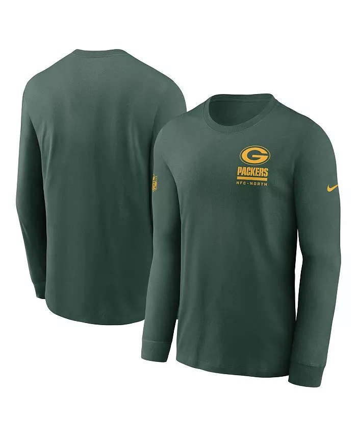 Мужская зеленая футболка с длинным рукавом Green Bay Packers Sideline Performance Nike
Мужская зеленая футболка с длинным рукавом Green Bay Packers Sideline Performance Nike