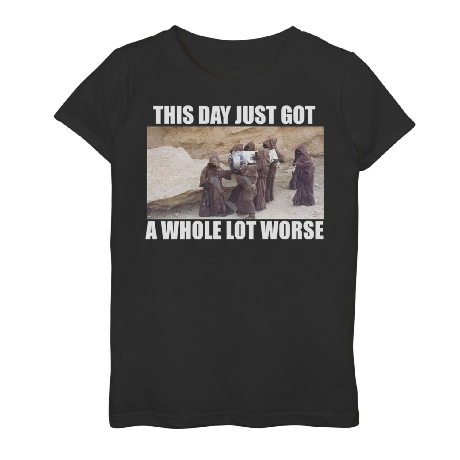 Футболка с рисунком «Звездные войны: похищение R2» для девочек 7–16 лет Star Wars
Футболка с рисунком «Звездные войны: похищение R2» для девочек 7–16 лет Star Wars