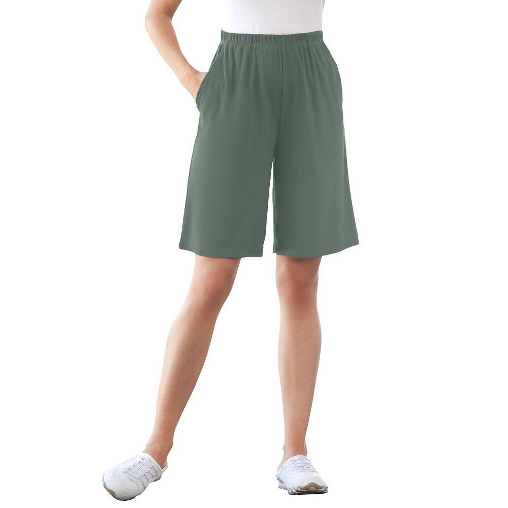 Женщина в женских 7-дневных вязаных шортах больших размеров Woman Within, цвет Pine
Женщина в женских 7-дневных вязаных шортах больших размеров Woman Within, цвет Pine