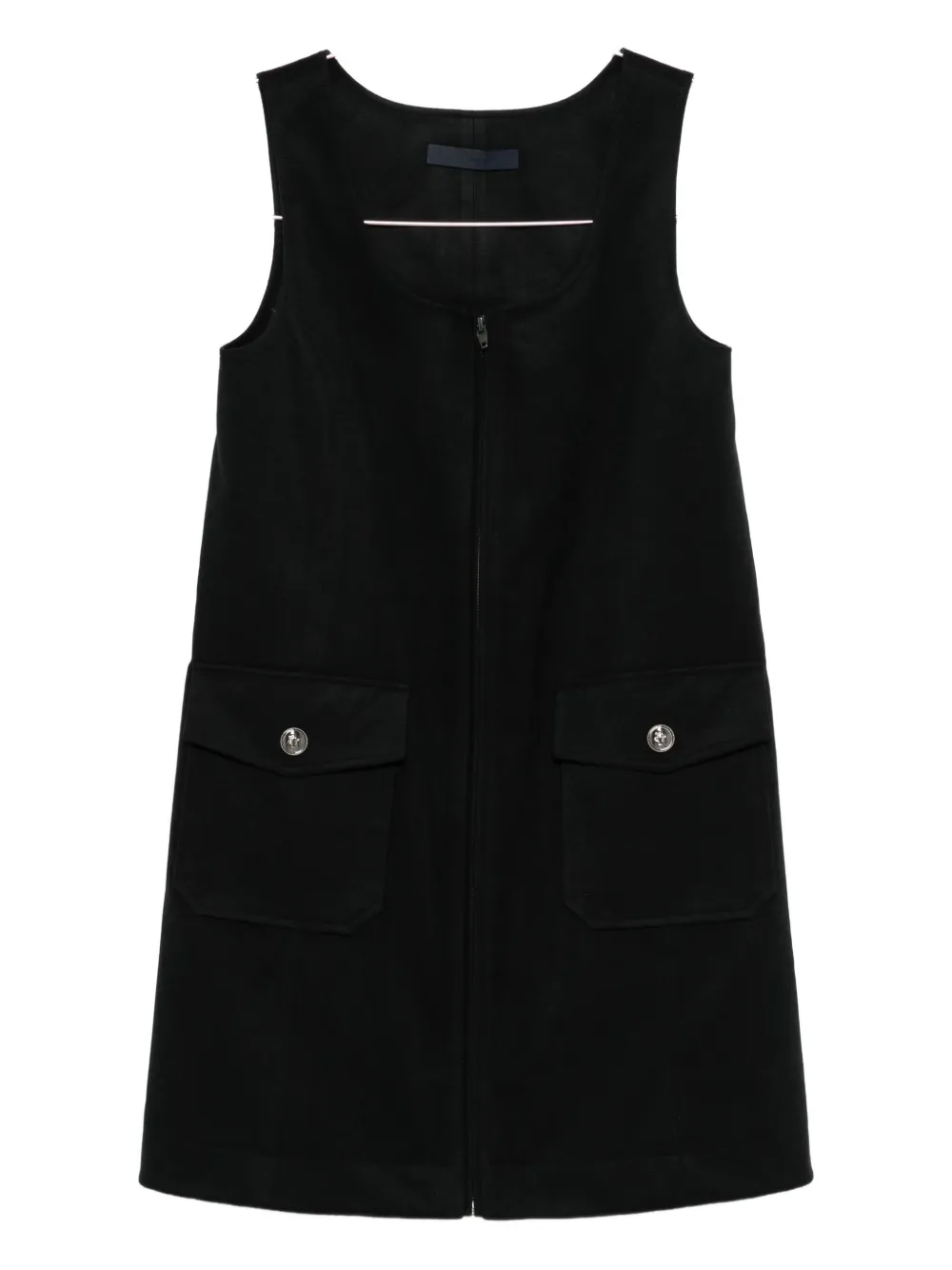 Мини-платье на молнии с клапанами на карманах Juun.J, черный
Мини-платье на молнии с клапанами на карманах Juun.J, черный