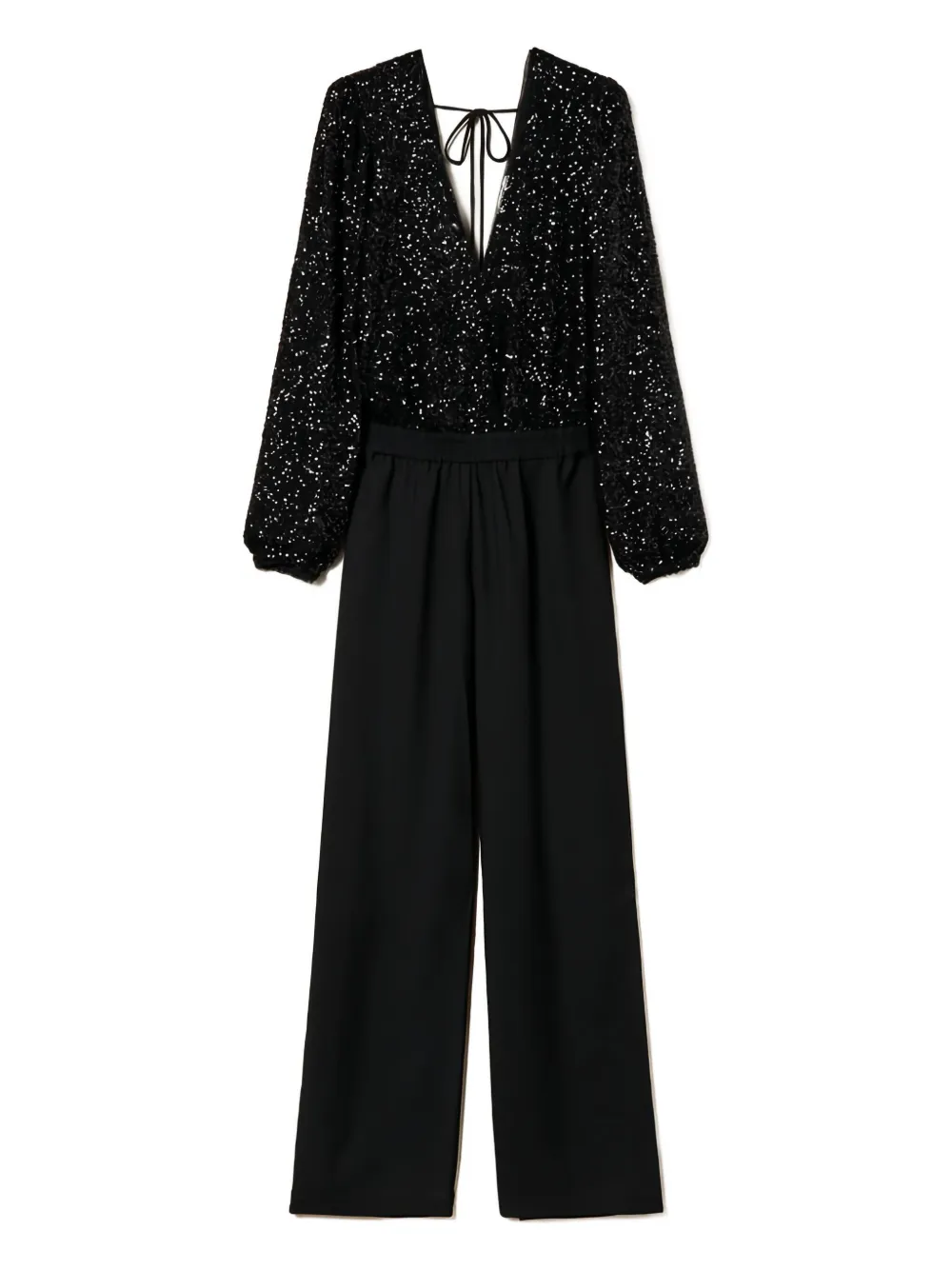 Комбинезон, украшенный пайетками TWINSET, черный
Комбинезон, украшенный пайетками TWINSET, черный