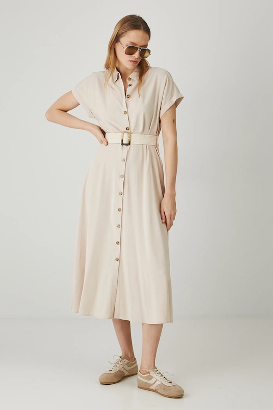 Платье с добавлением льна Medicine, бежевый
Платье с добавлением льна Medicine, бежевый