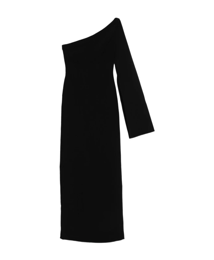 Черное длинное платье на одно плечо Solace London, черный
Черное длинное платье на одно плечо Solace London, черный