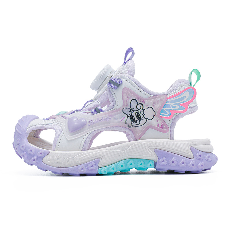 Детские сандалии с нескользящей подошвой, дышащие и противоскользящие BOBDOG, фиолетовый/белый
Детские сандалии с нескользящей подошвой, дышащие и противоскользящие BOBDOG, фиолетовый/белый